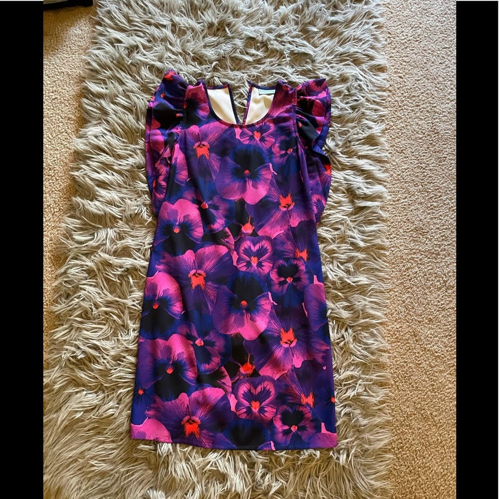 Cynthia rowley flower dress size 2